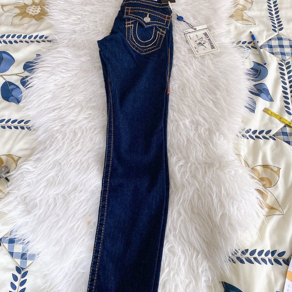 True Religion Mid Rise Straight Jean, NWT
